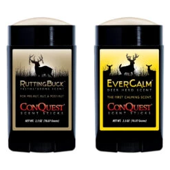 Conquest Scents RuttingBuck Pack Testosterone Scent & EverCalm Herd Scent Stick 5 Oz. 1256
