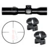 Hawke Optics Crossbow XB30 Compact Scope 1.5-6×36 SR 12226 Combo W/ Scope Mounts (12226 & 22117) -Outdoor Sports Store Hawke 12226 XB30 Pro Compact w scope pic Combo 1