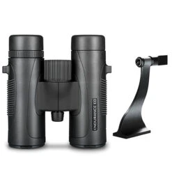 Hawke Optics Binocular Endurance ED 8×42 Black 36204 Combo Pack W/ Tripod Adapter (36204 & 64104)