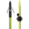 Muzzy Bowfishing Arrow Classic Chartreuse Arrow W/ Gar Point (nock, Bottle Slide Installed) 1420-GBS -Outdoor Sports Store Muzzy 14207 Gar Arrow Slide
