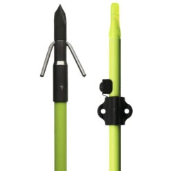 Muzzy Bowfishing Arrow Classic Chartreuse Arrow W/ Gar Point (nock, Bottle Slide Installed) 1420-GBS