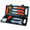 Outdoor Edge WildPak Hunting Field Dressing Kit, Complete 8-Piece Knife Portable Butcher Game Processor Set WP-2