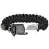 Outdoor Edge ParaSpark™ Paracord Survival Bracelet Large With 1.3 Inch Knife Blade Black PSK-90C -Outdoor Sports Store Outdoor 30195 Outdoor Edge ParaSpark PSK 80C